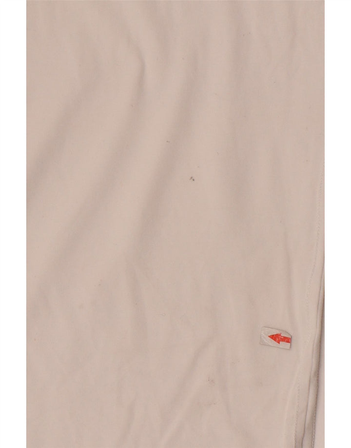 Guess T-Shirt Graphique Coupe Slim Homme Blanc Moyen