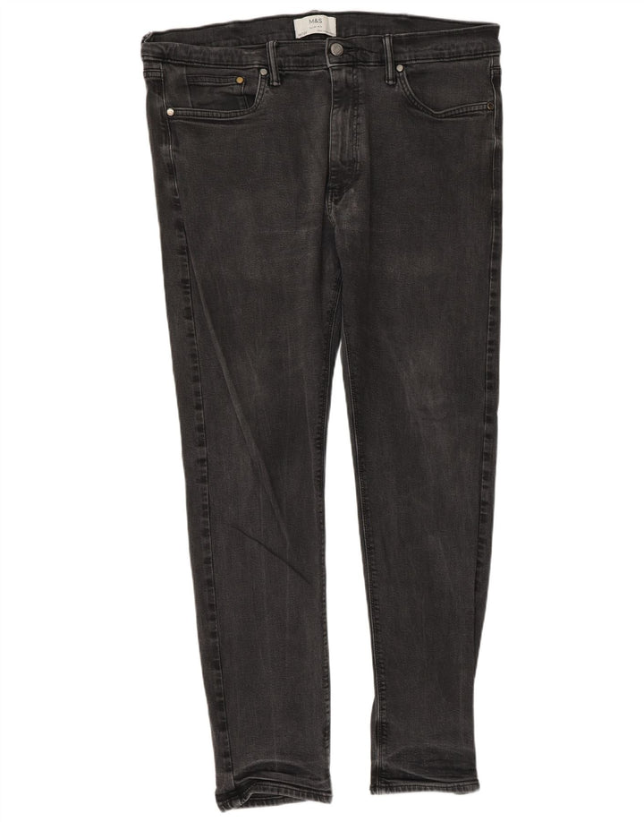 Marks & Spencer Jean Slim Homme W38 L33 Gris Coton