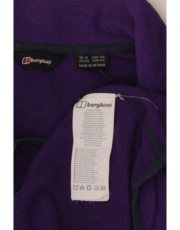 Berghaus Veste Polaire Femme UK 18 XL Violet Polyester