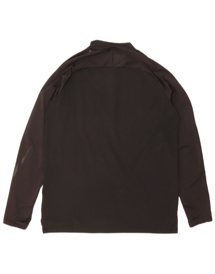 Haut de survêtement Nike Dri Fit Graphic pour homme, color block, noir moyen