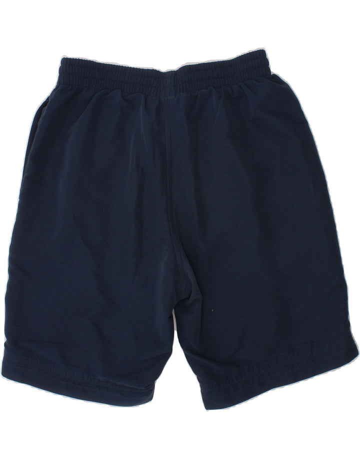 ASICS Boys Sport Shorts 9-10 Years Navy Blue Polyester Vintage Asics and Second-Hand Asics from Messina Hembry 