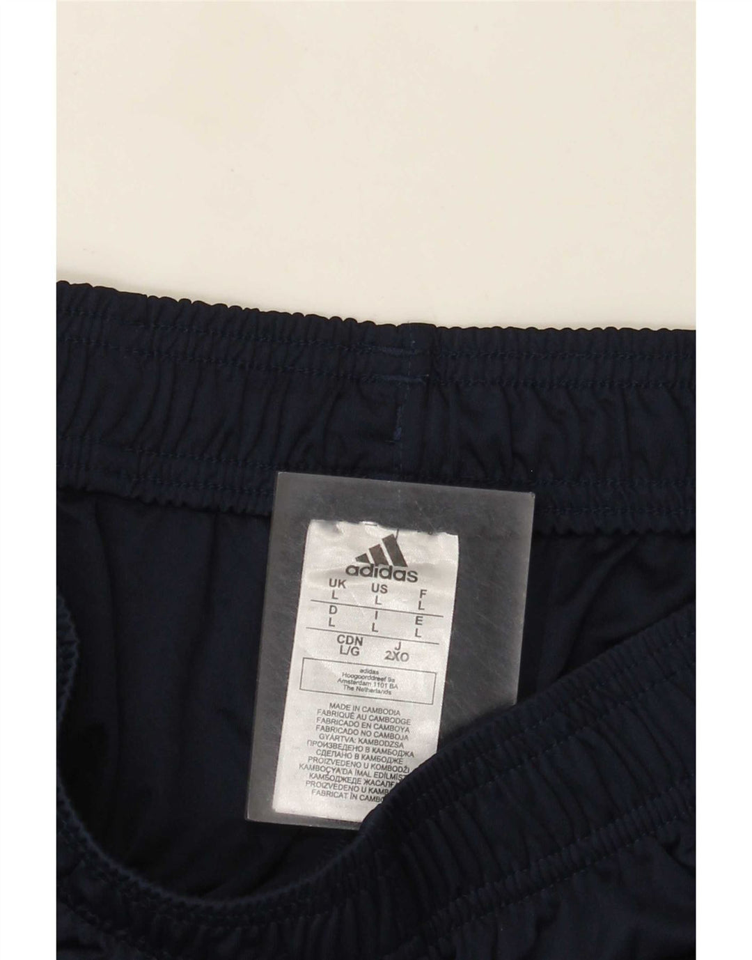 Adidas Short de sport Aeroready pour hommes, grand, bleu marine, polyester