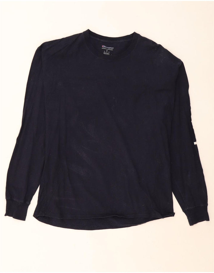 CHAMPION Haut Graphique Homme Manches Longues XL Bleu Marine