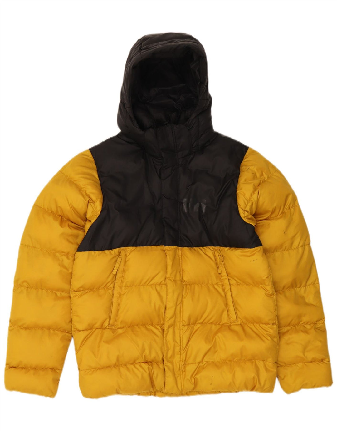 Helly Hansen Veste matelassée à capuche pour garçon 13-14 ans Jaune Colourblock