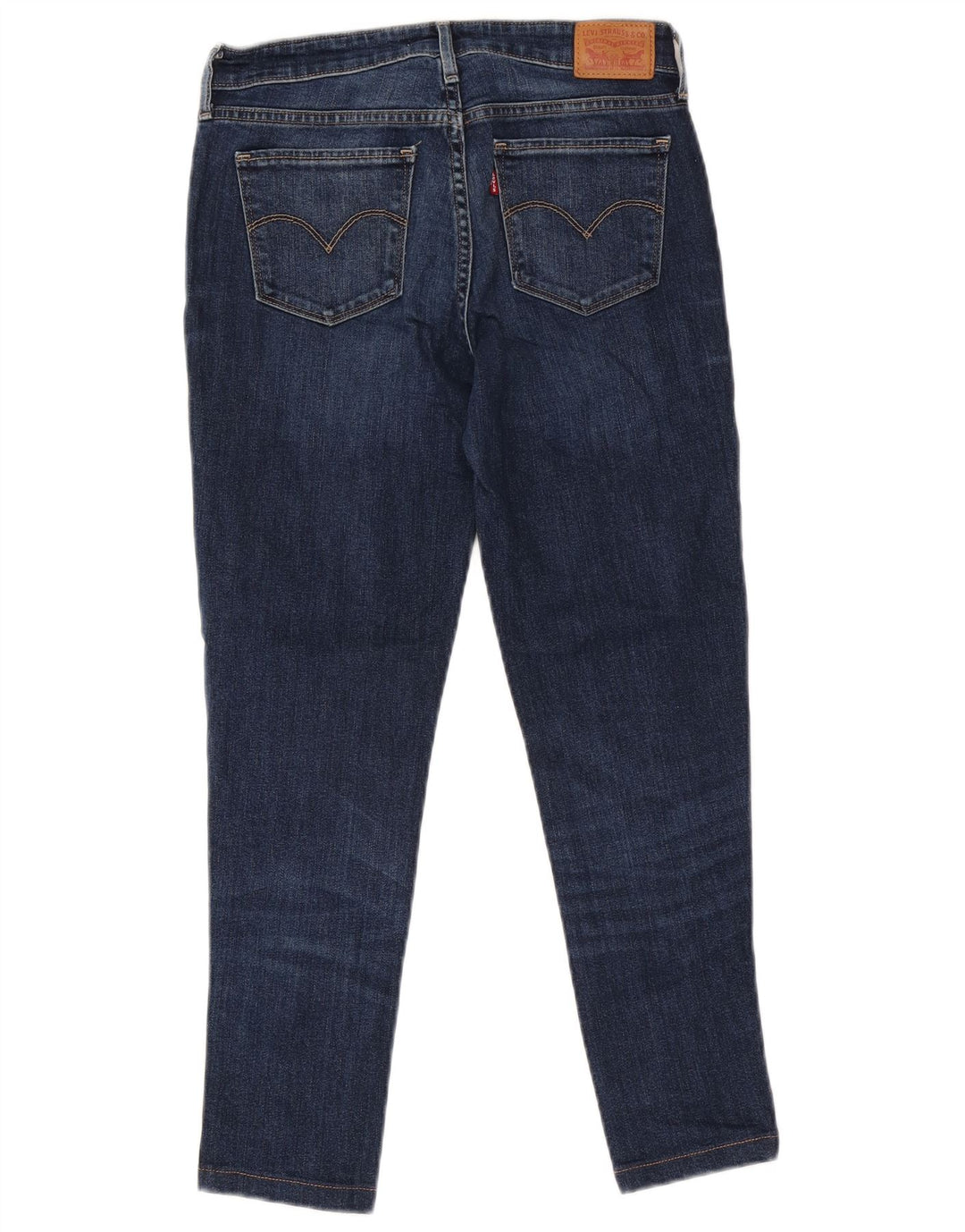 Levi's Jean Droit 714 Femme W28 L26 Bleu Marine Coton