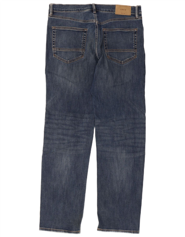 Marks & Spencer Jean droit homme W34 L31 bleu coton