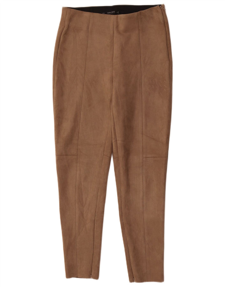 Zara Pantalon Skinny Femme Moyen W28 L28 Marron