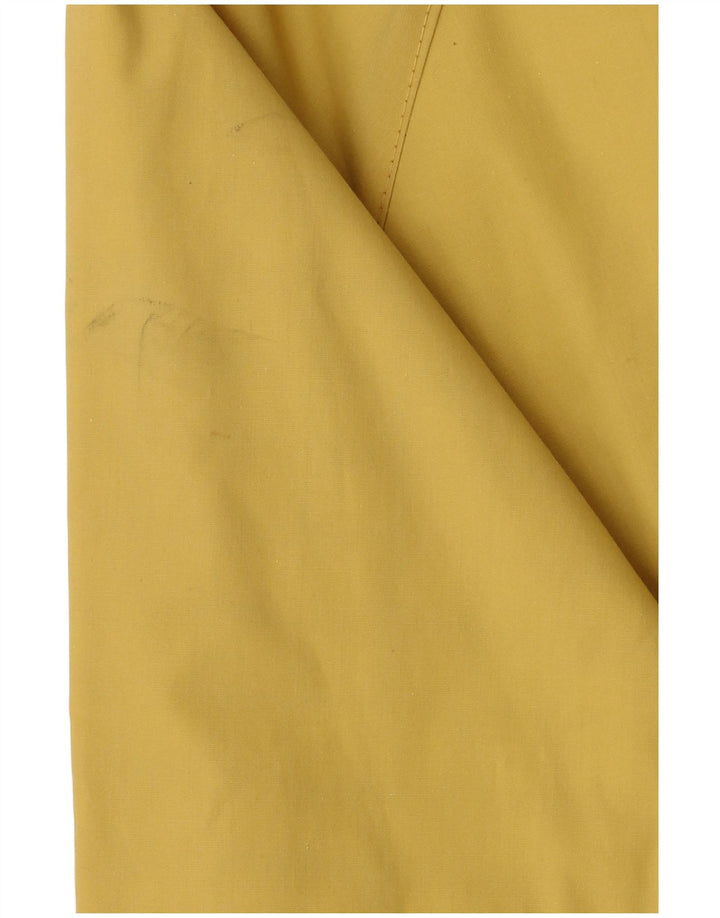 vintage Mens Bomber Jacket UK 42 XL Jaune Polyester