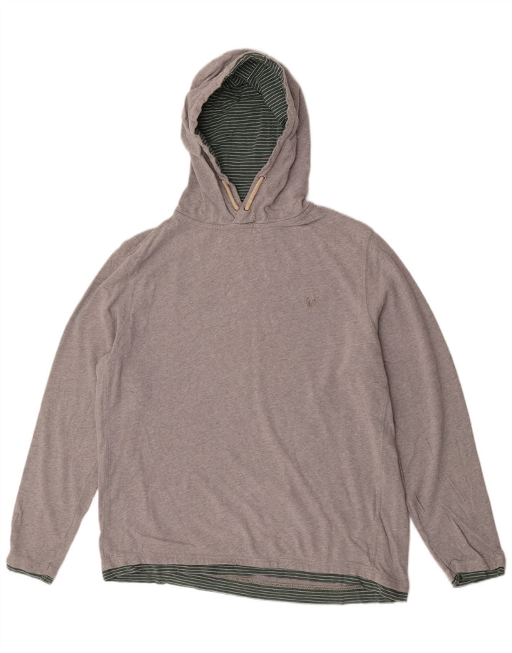 Fat Face Pull à capuche pour homme XL Gris Coton