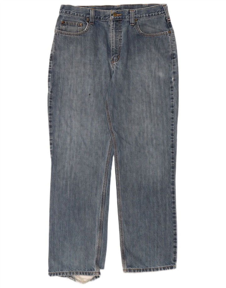 Carhartt Jean droit homme W36 L32 bleu coton