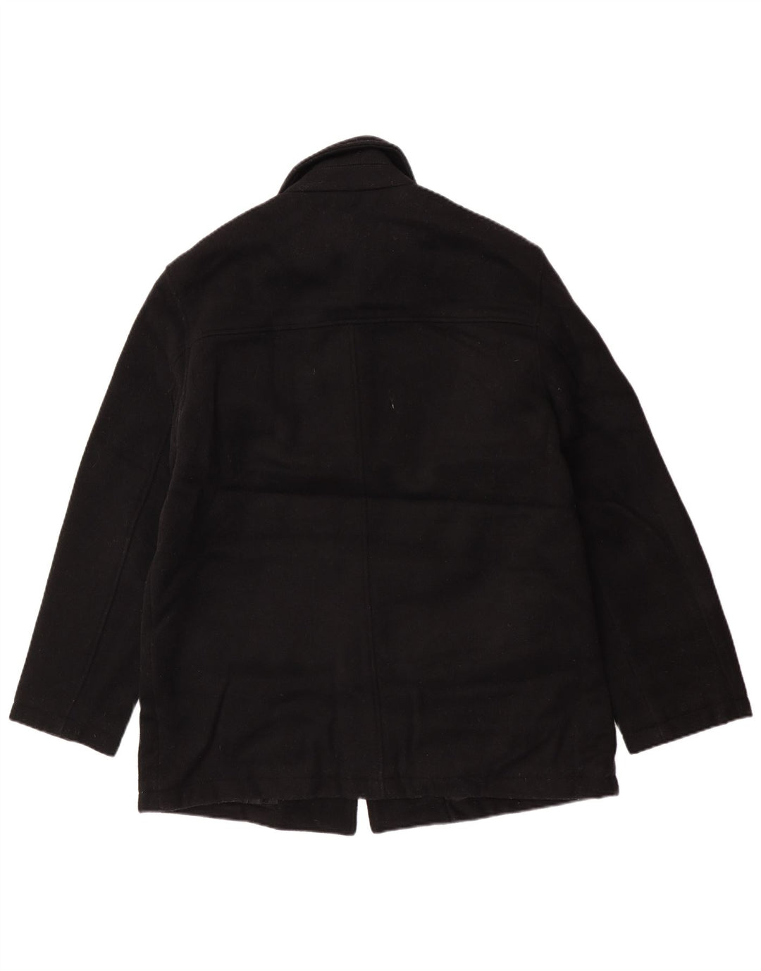 J. Crew Pardessus pour homme UK 40 Large laine noire