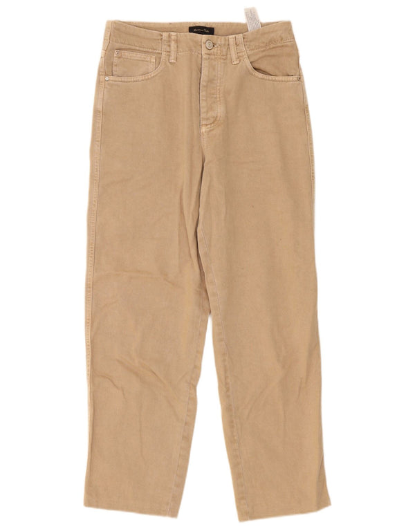 Massimo Dutti Jean fuselé taille haute pour femme EU 38 Small W28 L27 Beige