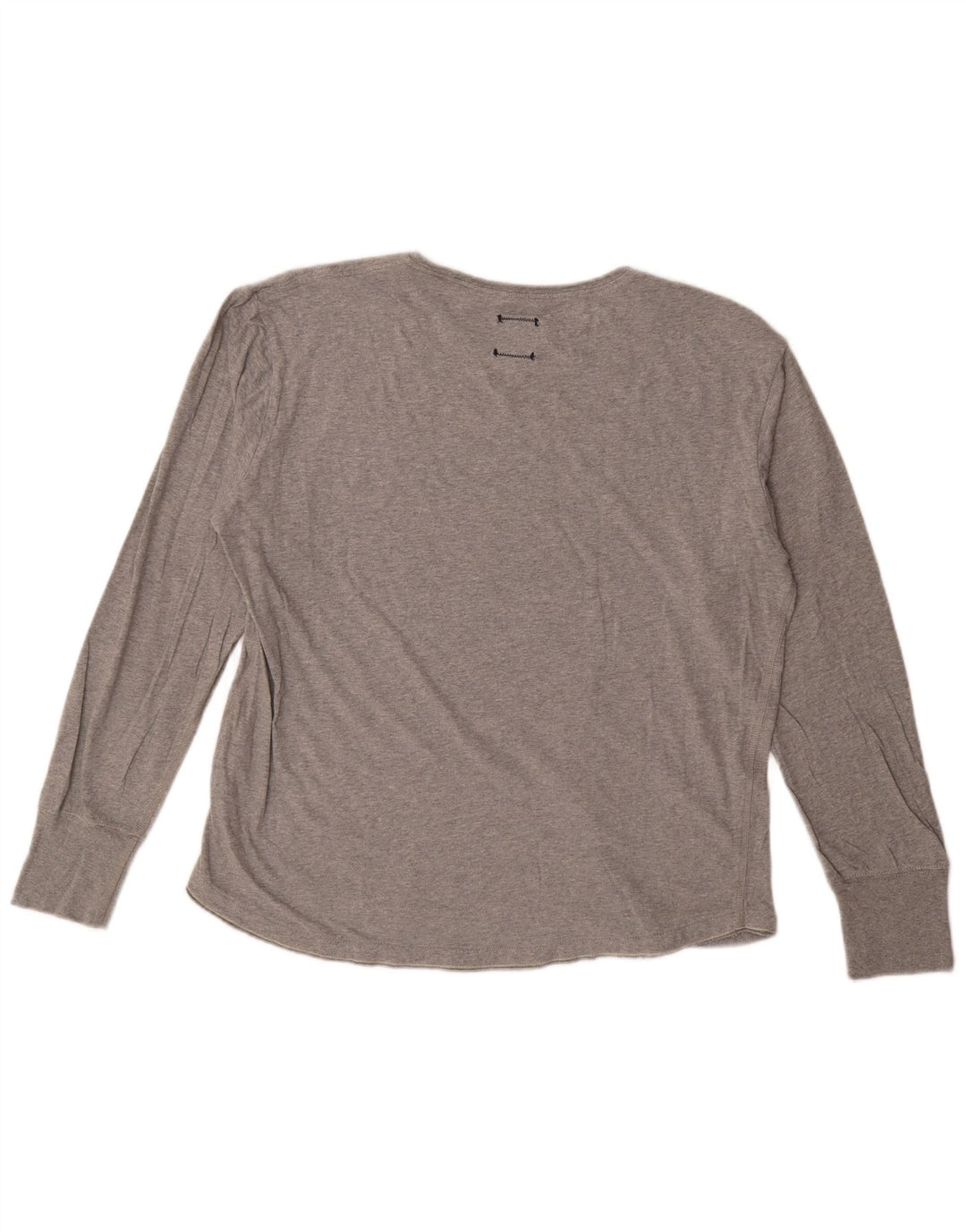Champion Haut surdimensionné à manches longues pour femme UK 10 Petit Gris Coton
