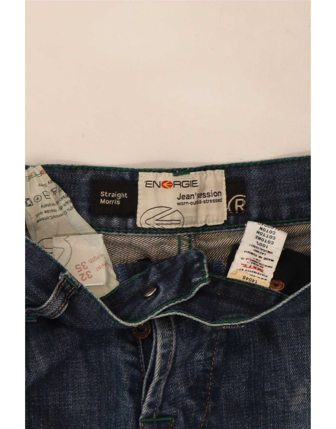 Energie Jean Droit Morris Homme W32 L32 Bleu Coton