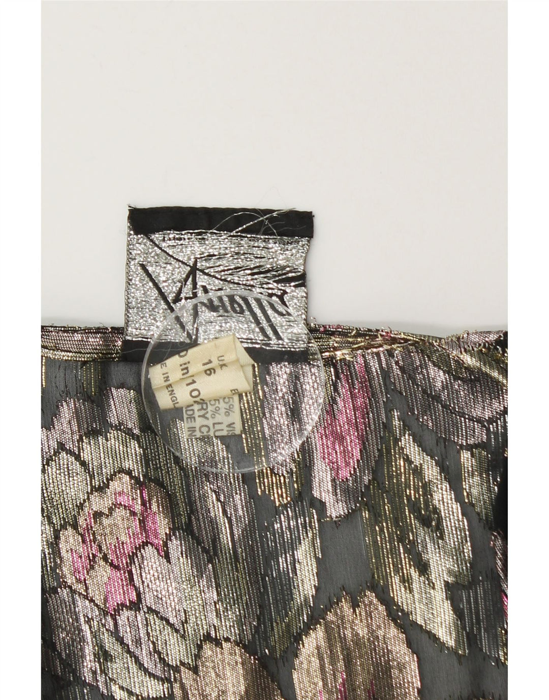 ARELLA Cardigan court pour femme UK 16 Grand motif floral multicolore