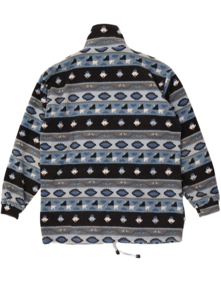 Veste polaire homme vintage UK 38 Bleu Moyen Fair Isle Polyester
