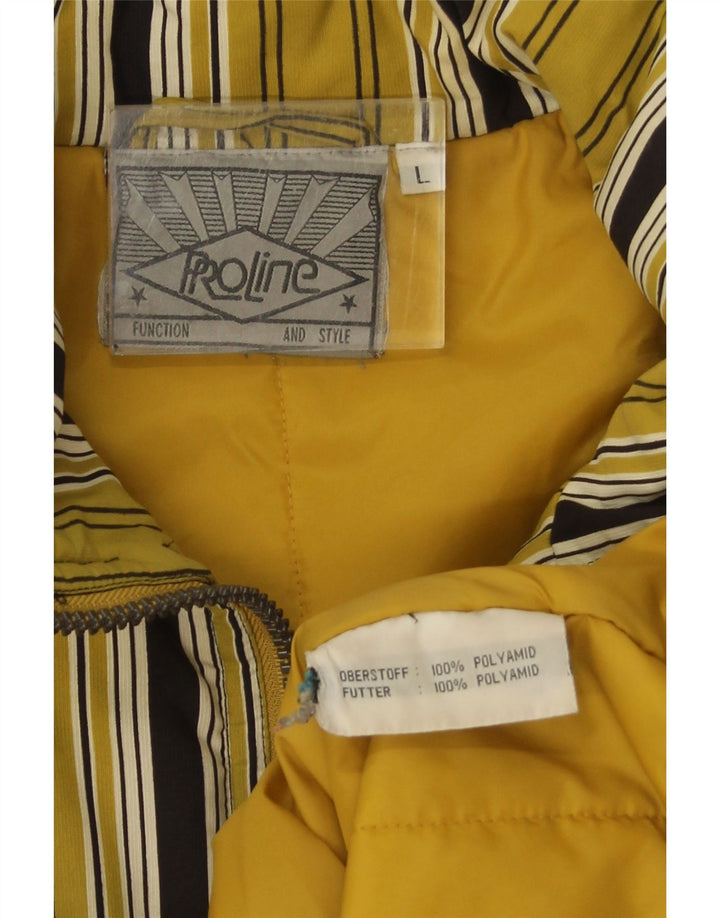 Proline Veste Anorak Homme UK 40 Large Jaune Rayé Polyamide