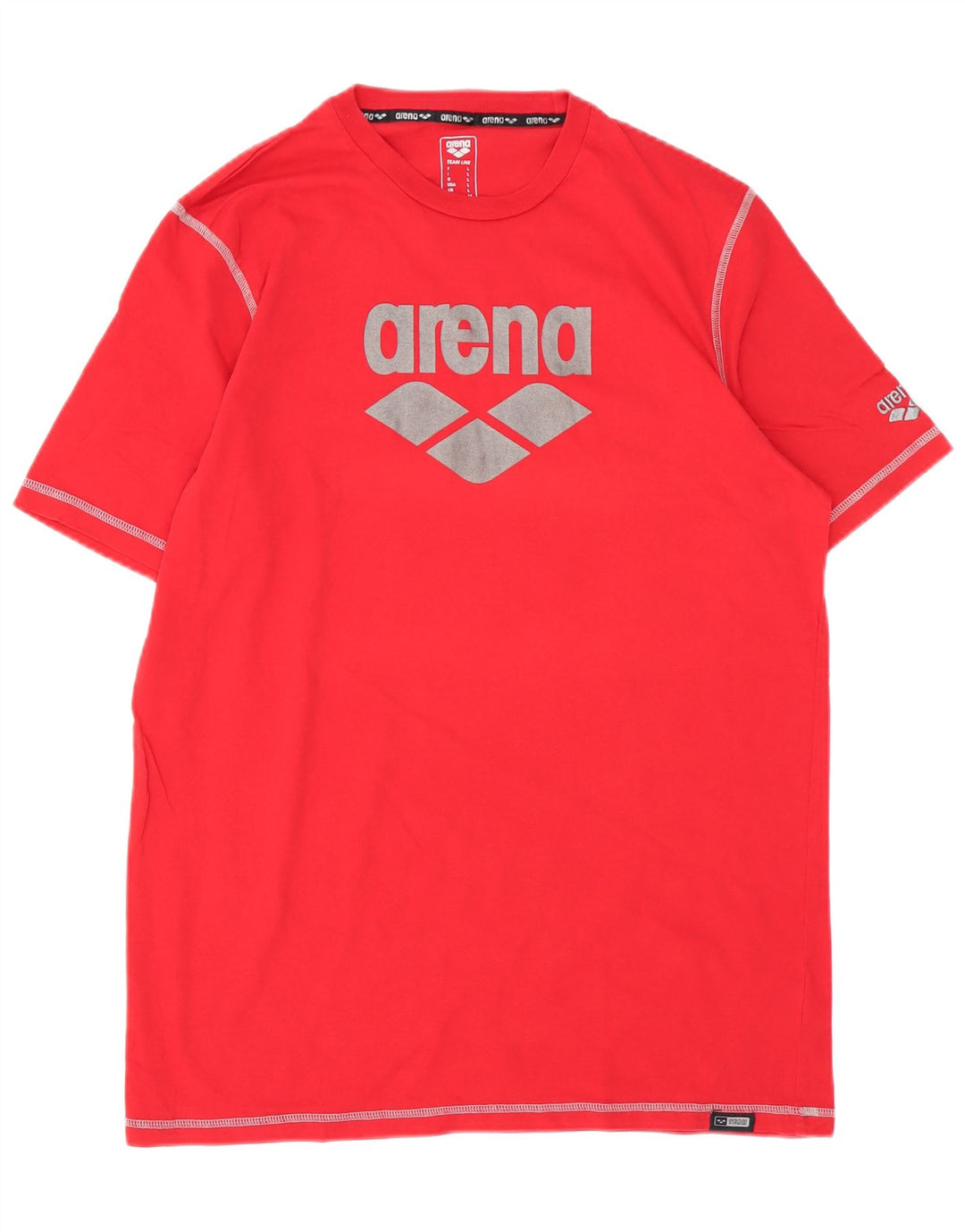 Arena T-Shirt Graphique Homme Grand Rouge Coton
