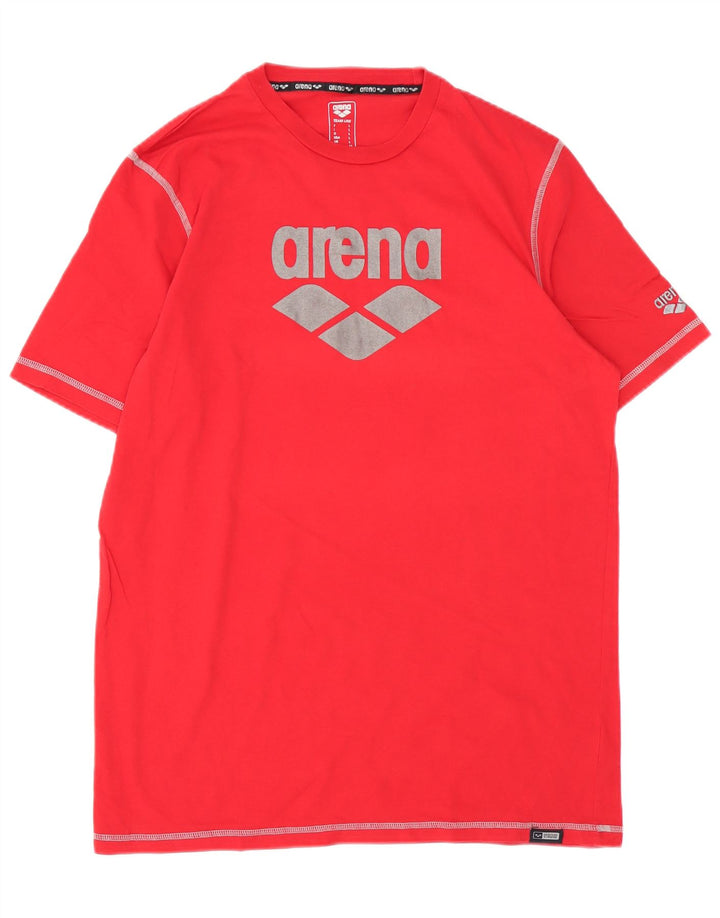 Arena T-Shirt Graphique Homme Grand Rouge Coton