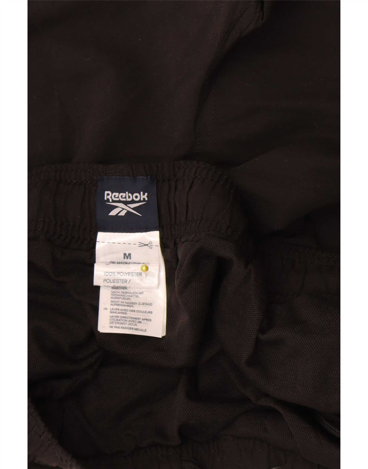 Reebok Short de Sport Homme Noir Moyen Polyester