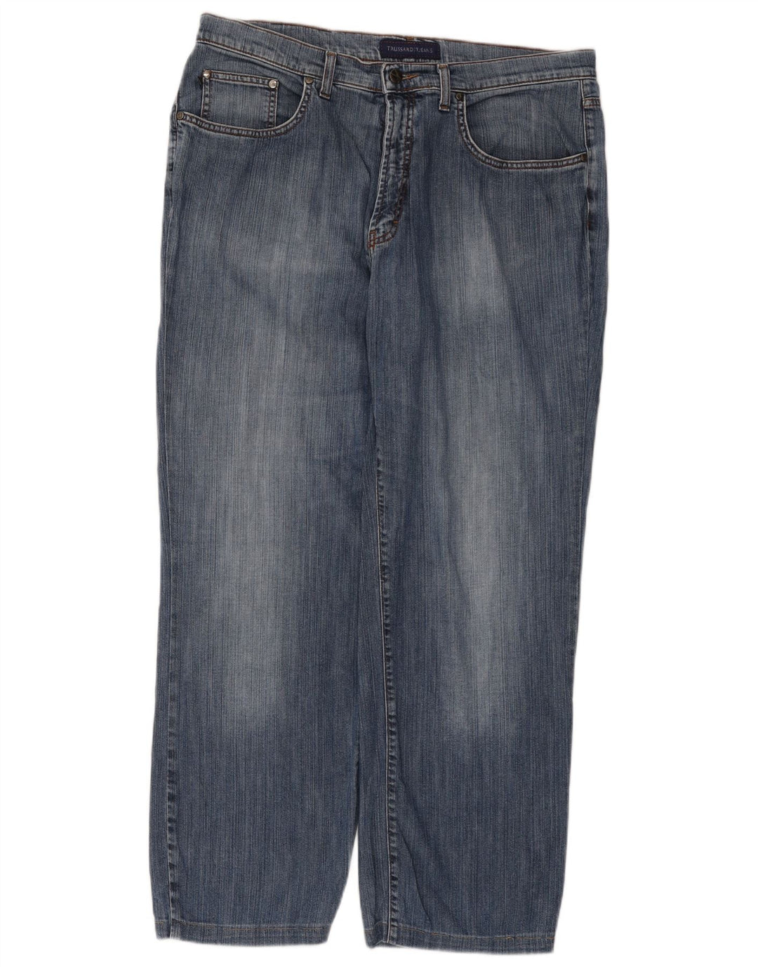 Trussardi Jean Droit W38 L30 Bleu Homme