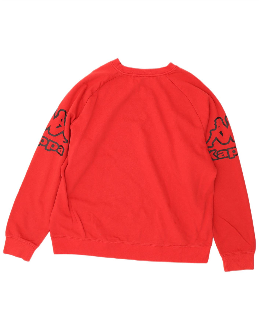 KAPPA Sweat-shirt graphique pour homme en coton rouge 2XL