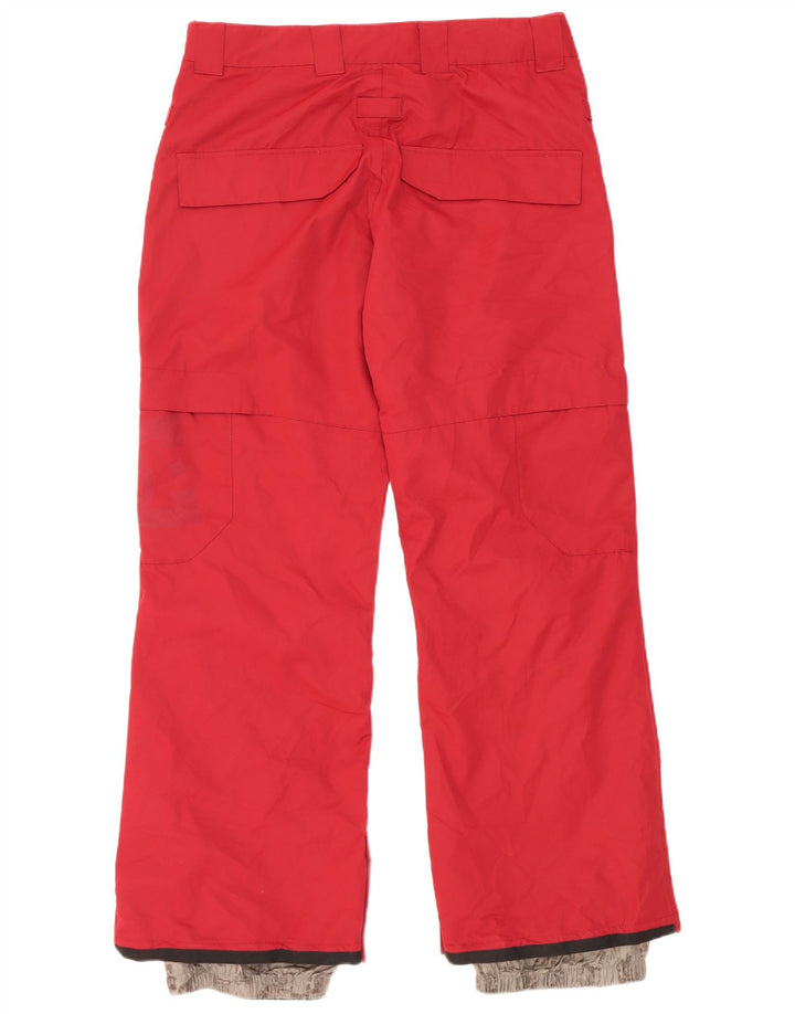 DC Pantalon de Ski Homme Rouge Moyen Polyester