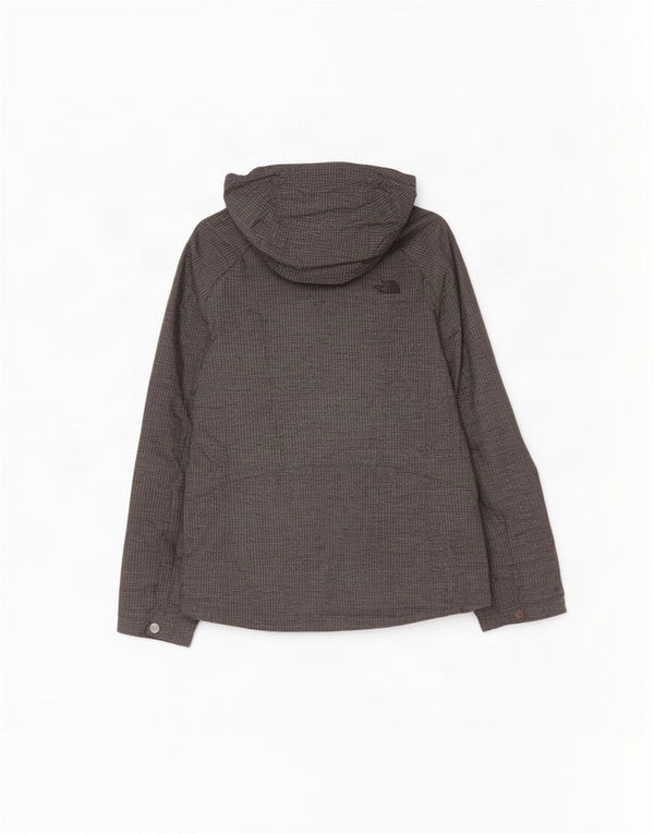The North Face Veste de pluie à capuche pour femme UK 14 Nylon gris moyen