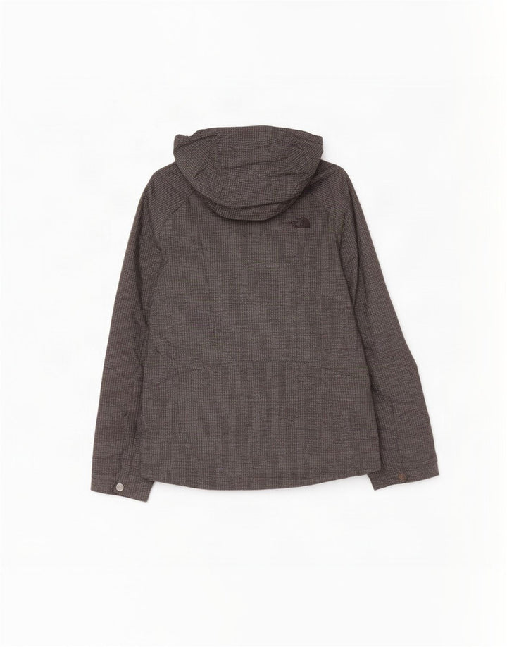 The North Face Veste de pluie à capuche pour femme UK 14 Nylon gris moyen