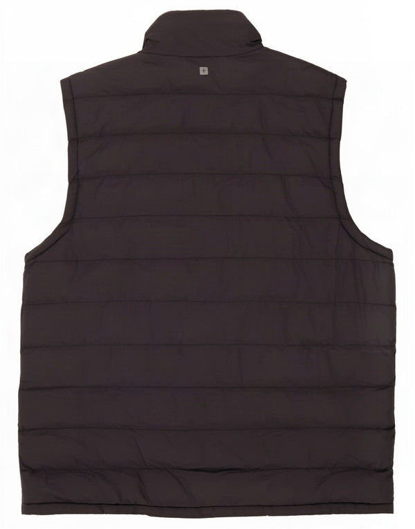 Mountain Warehouse Gilet rembourré pour homme UK 40 Large Noir Nylon