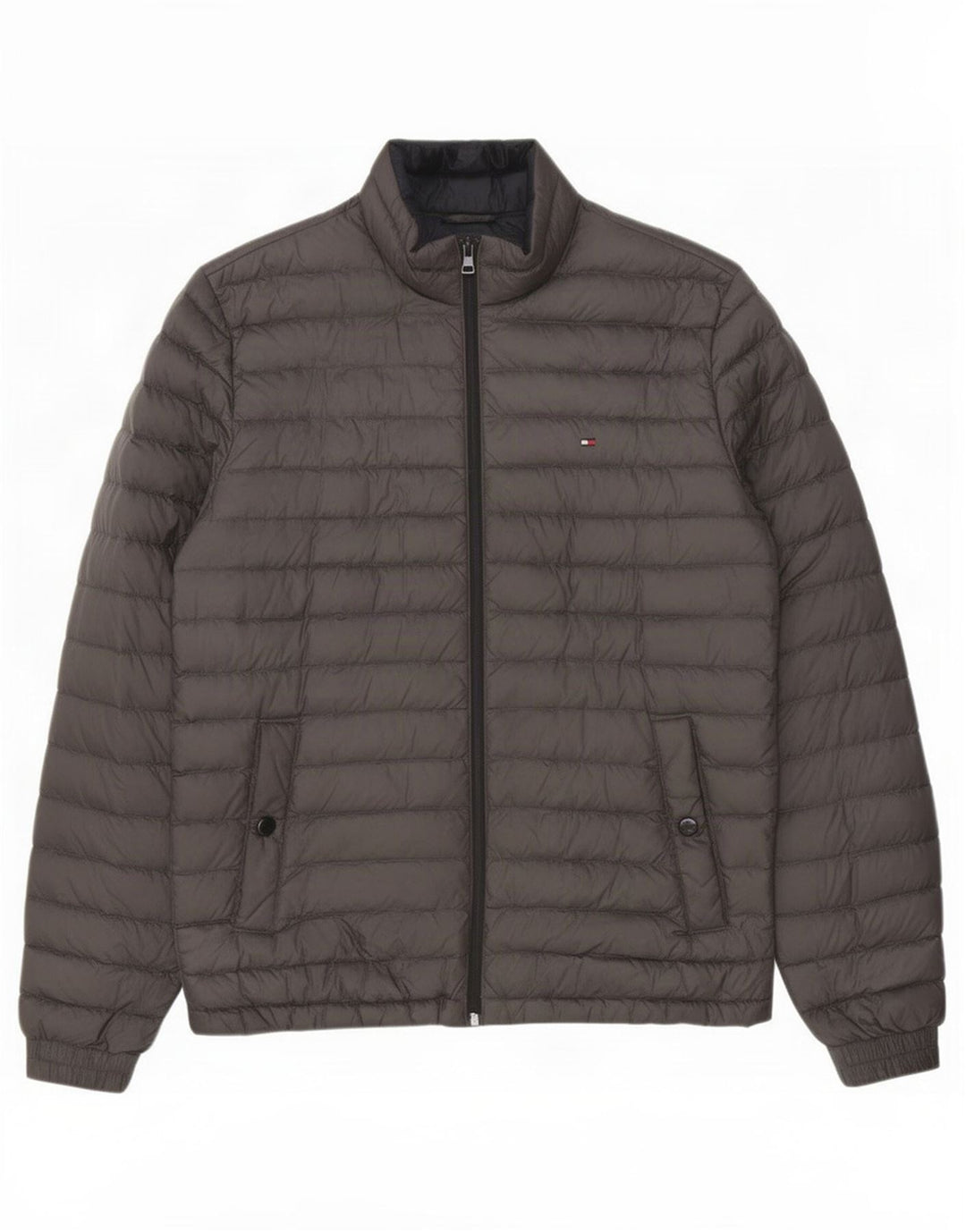 Tommy Hilfiger Veste matelassée pour homme UK 38 Gris moyen Polyester
