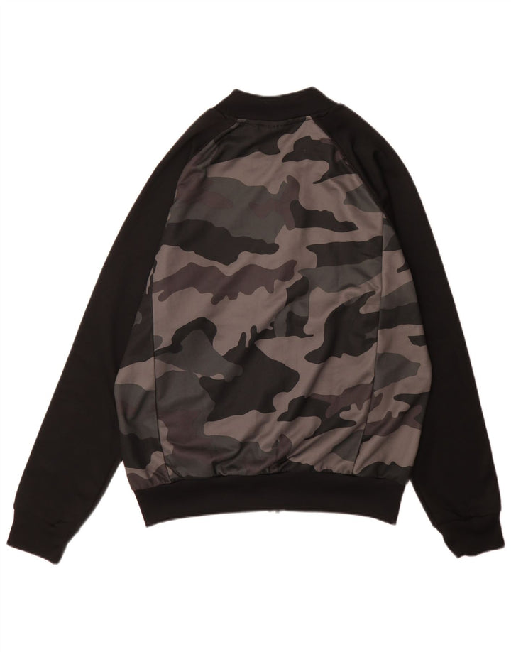 Adidas Veste de survêtement pour homme Gris moyen Camouflage Polyester Sports