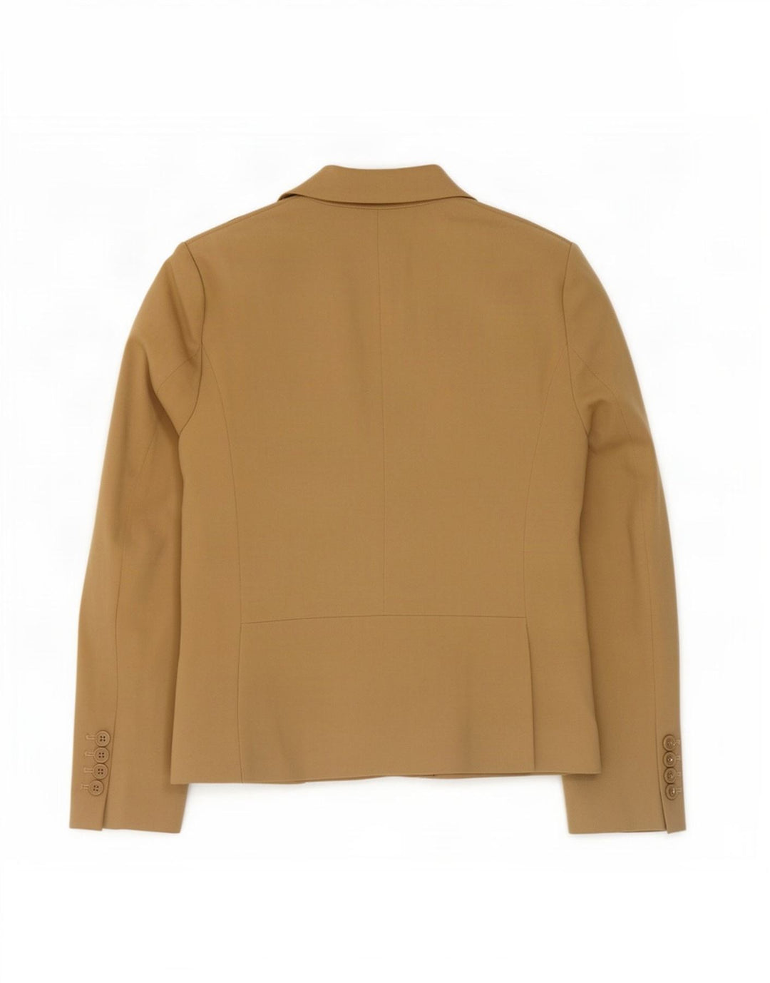 Marks & Spencer Veste blazer à 2 boutons pour femme UK 12 Beige moyen Polyester