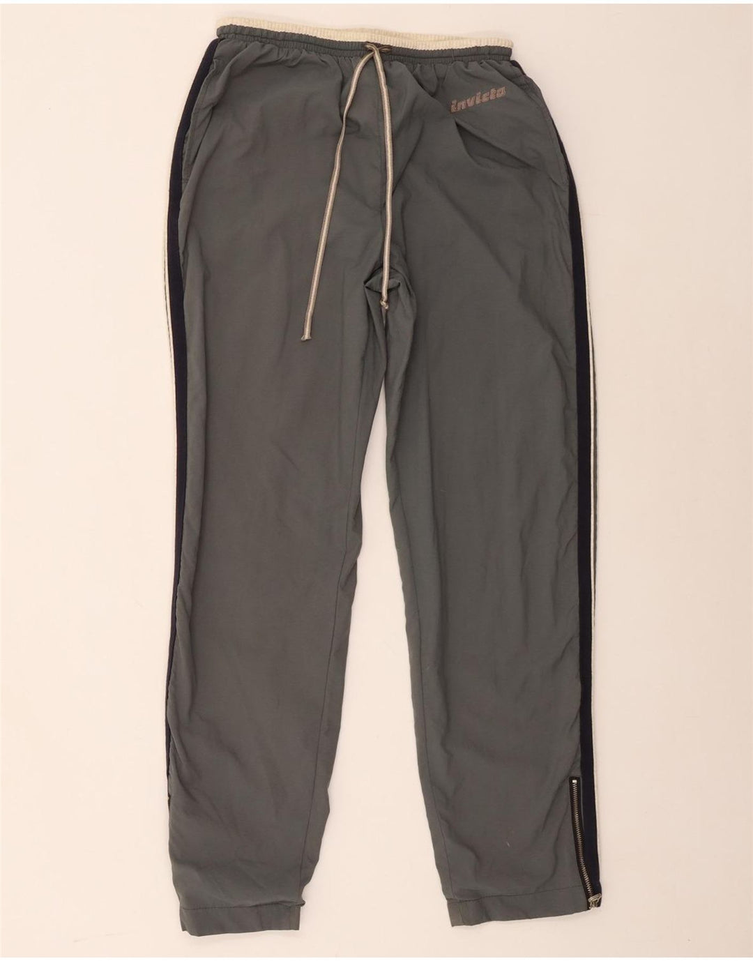 Invicta Pantalon de survêtement pour femme UK 16 Large Gris Polyamide