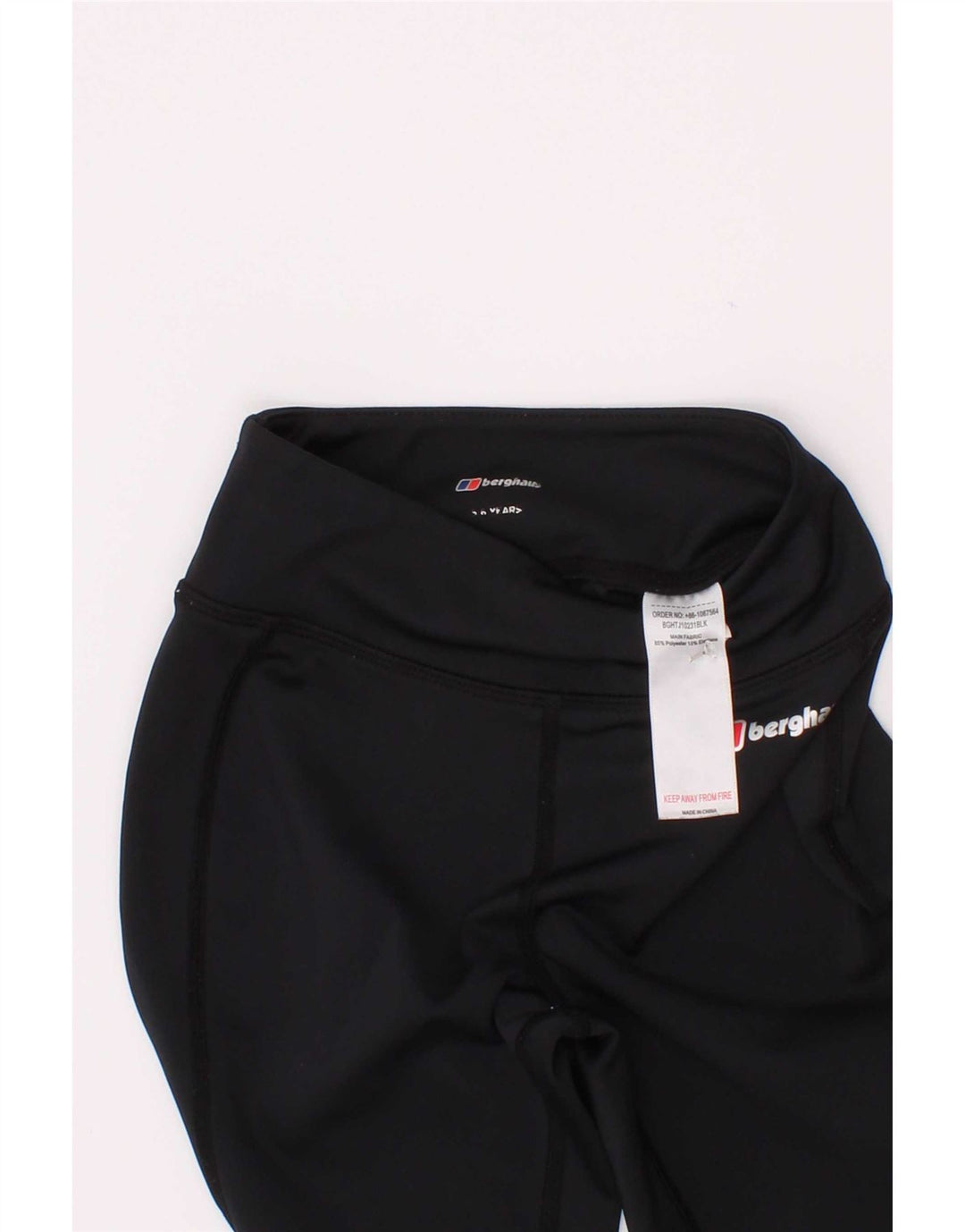 Berghaus Leggings Filles 5-6 ans Noir Polyester