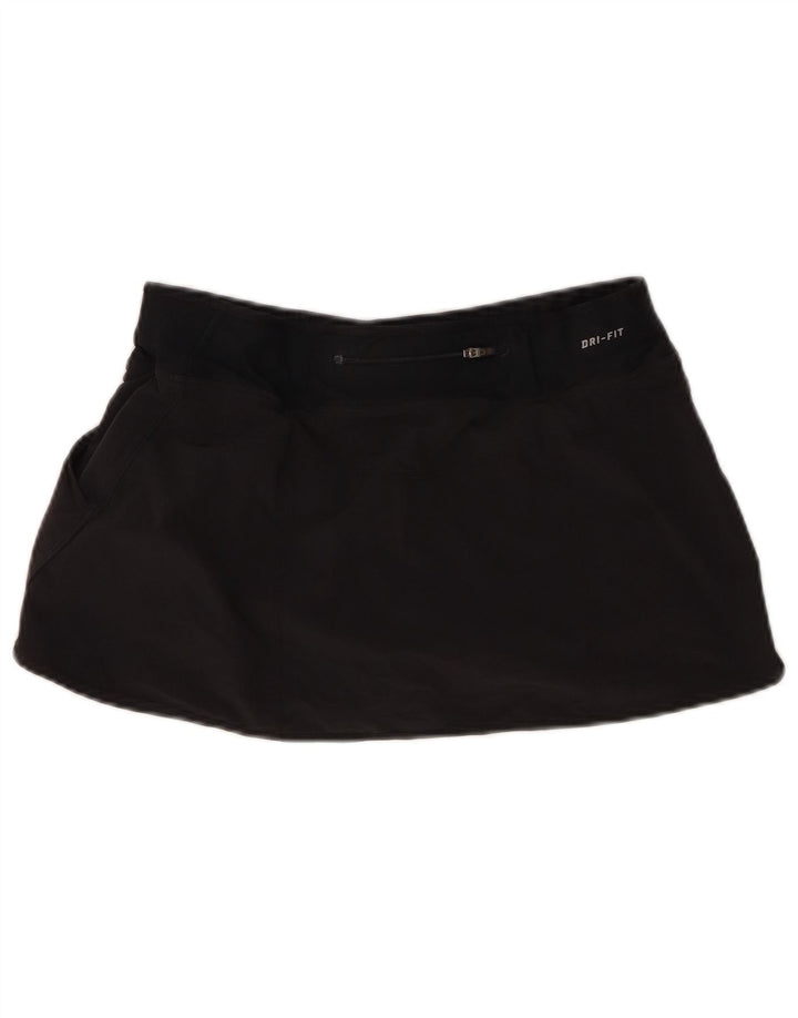 Nike Femme Dri Fit Jupe-short UK 14 Moyen Noir Polyester
