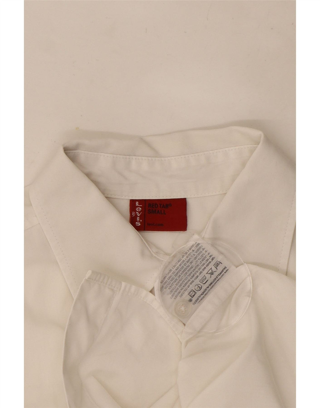 Levi's Chemise à Manches Courtes Homme Petit Blanc Coton