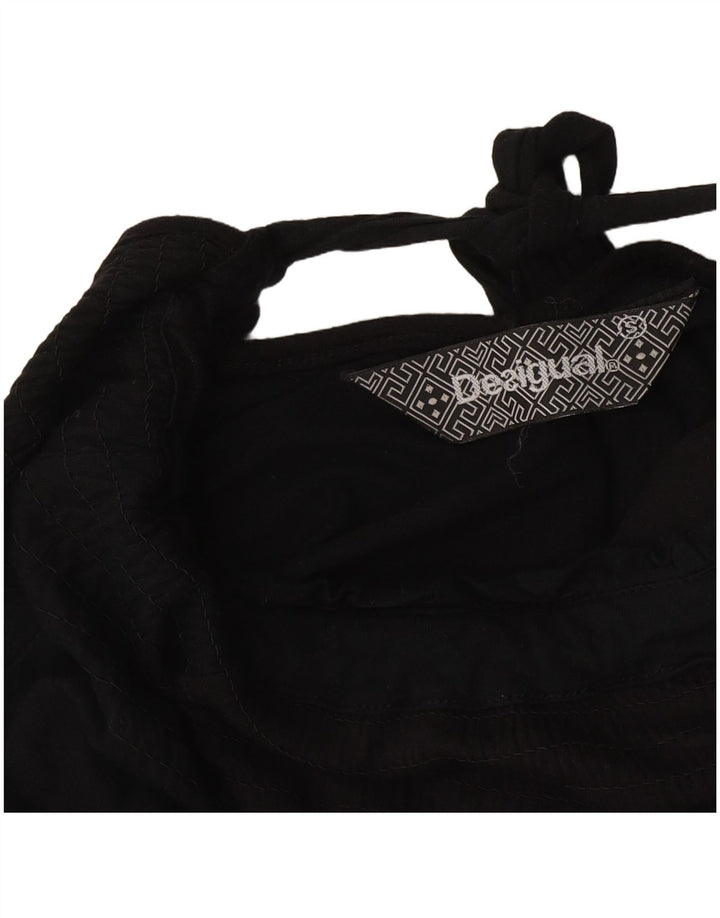 Desigual Femme Tunique Graphique Petit Papillon Noir