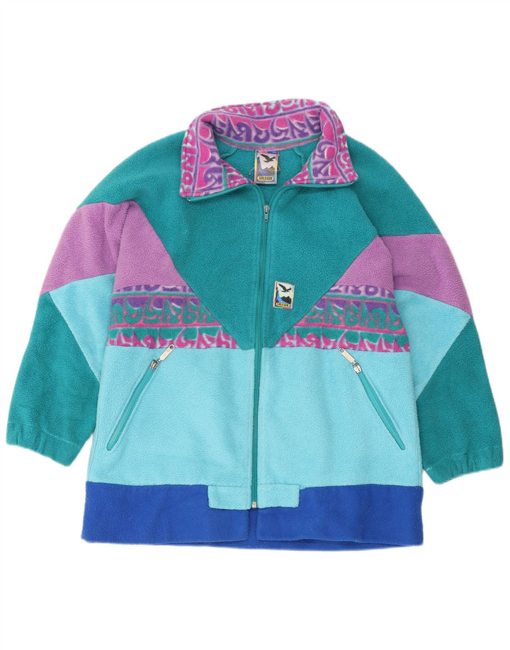 SALEWA Veste Polaire Homme UK 40 Large Multicolore Colourblock Polyester