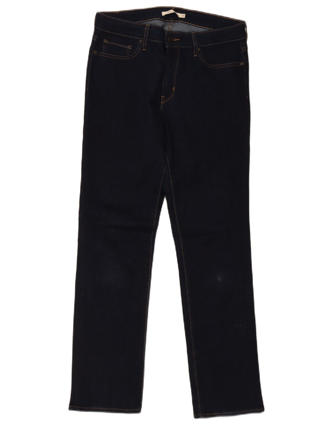 Levi's Jean Droit 714 Femme W29 L31 Bleu Marine Coton