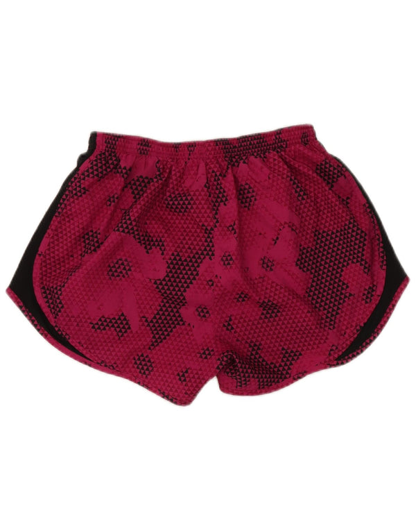Nike Short de sport Dri Fit pour femme UK 14 Rose moyen Colourblock