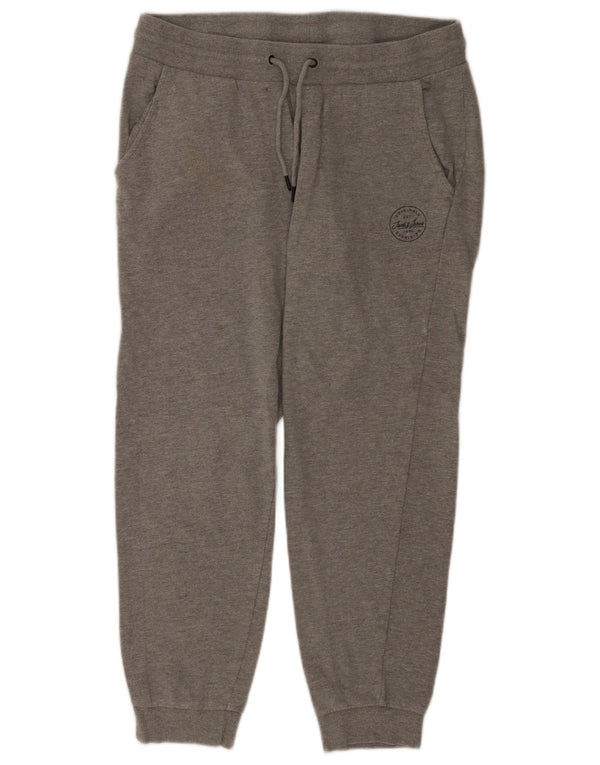 Jack & Jones Pantalon De Survêtement Pantalon De Jogging Gris Moyen En Coton Moucheté
