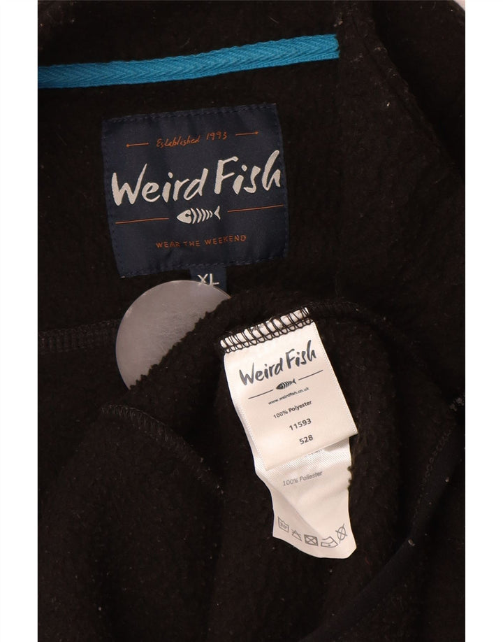 WEIRD FISH Veste Polaire Homme UK 42 XL Noir Polyester