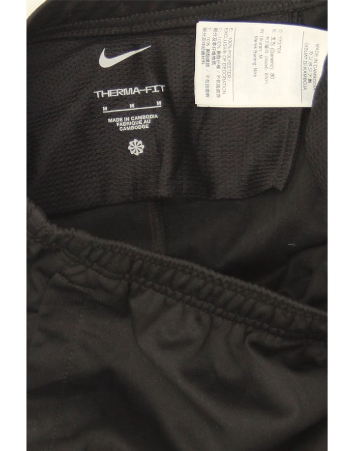 NIKE Pantalon de survêtement Therma-Fit Homme Noir Moyen Polyester