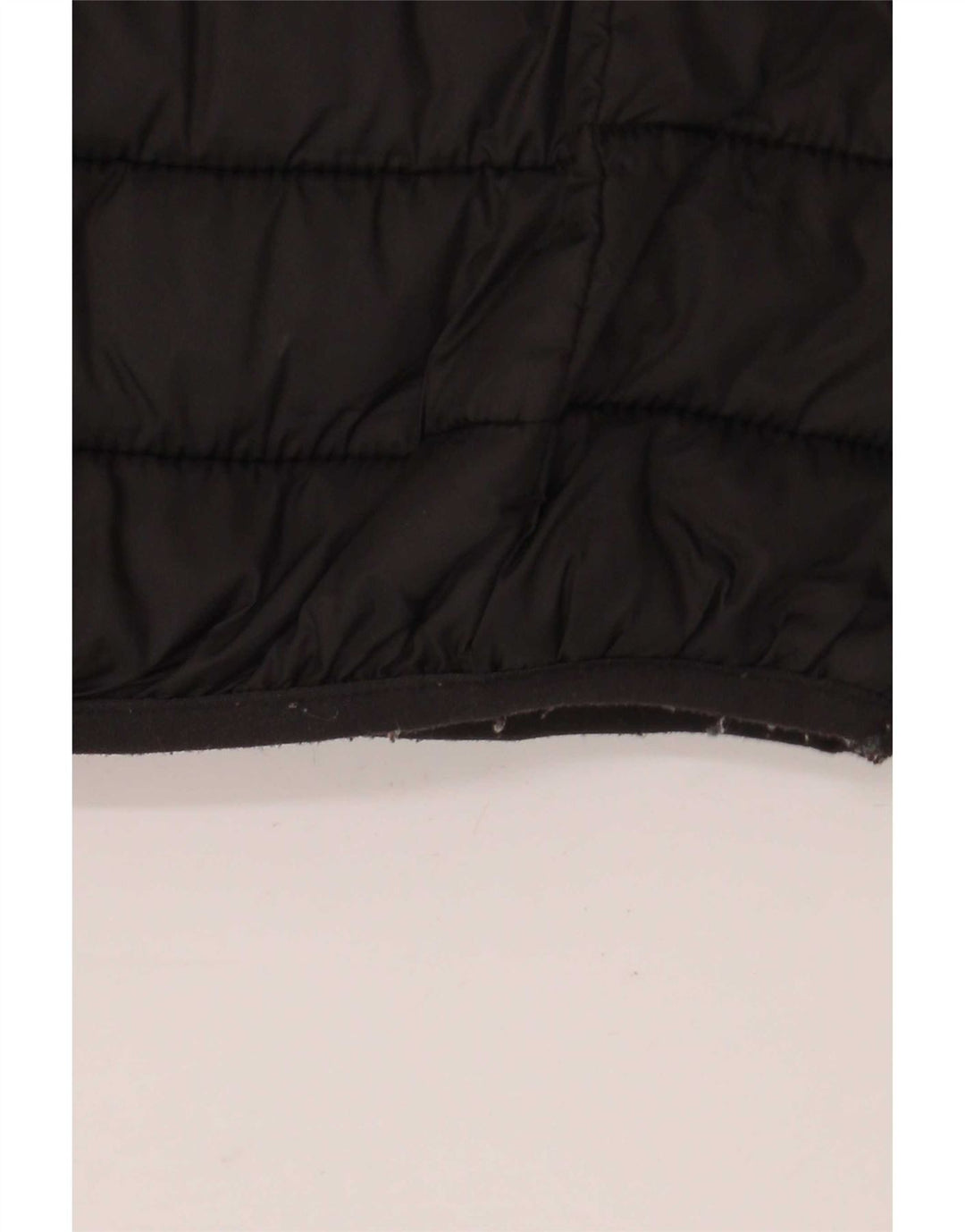 Kappa Veste rembourrée à capuche pour femme UK 16 Large Noir Polyamide