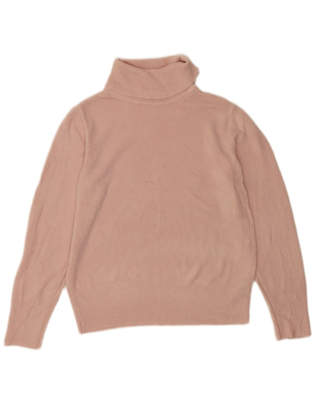 Marks & Spencer Pull col roulé pour femme UK 12 Acrylique rose moyen