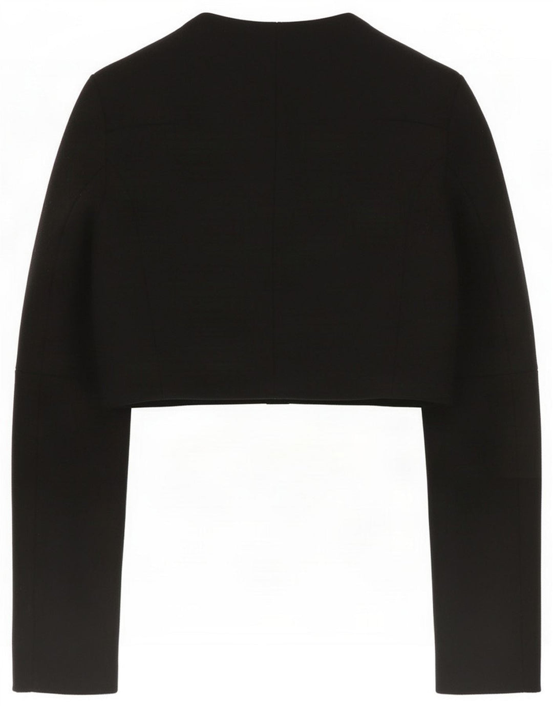 Elisabetta Franchi Veste Boléro Femme IT 44 Laine Noir Moyen