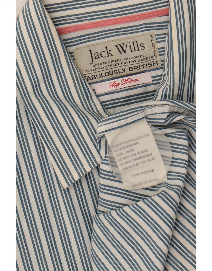 Jack Wills Chemise habillée pour homme à rayures bleues moyennes