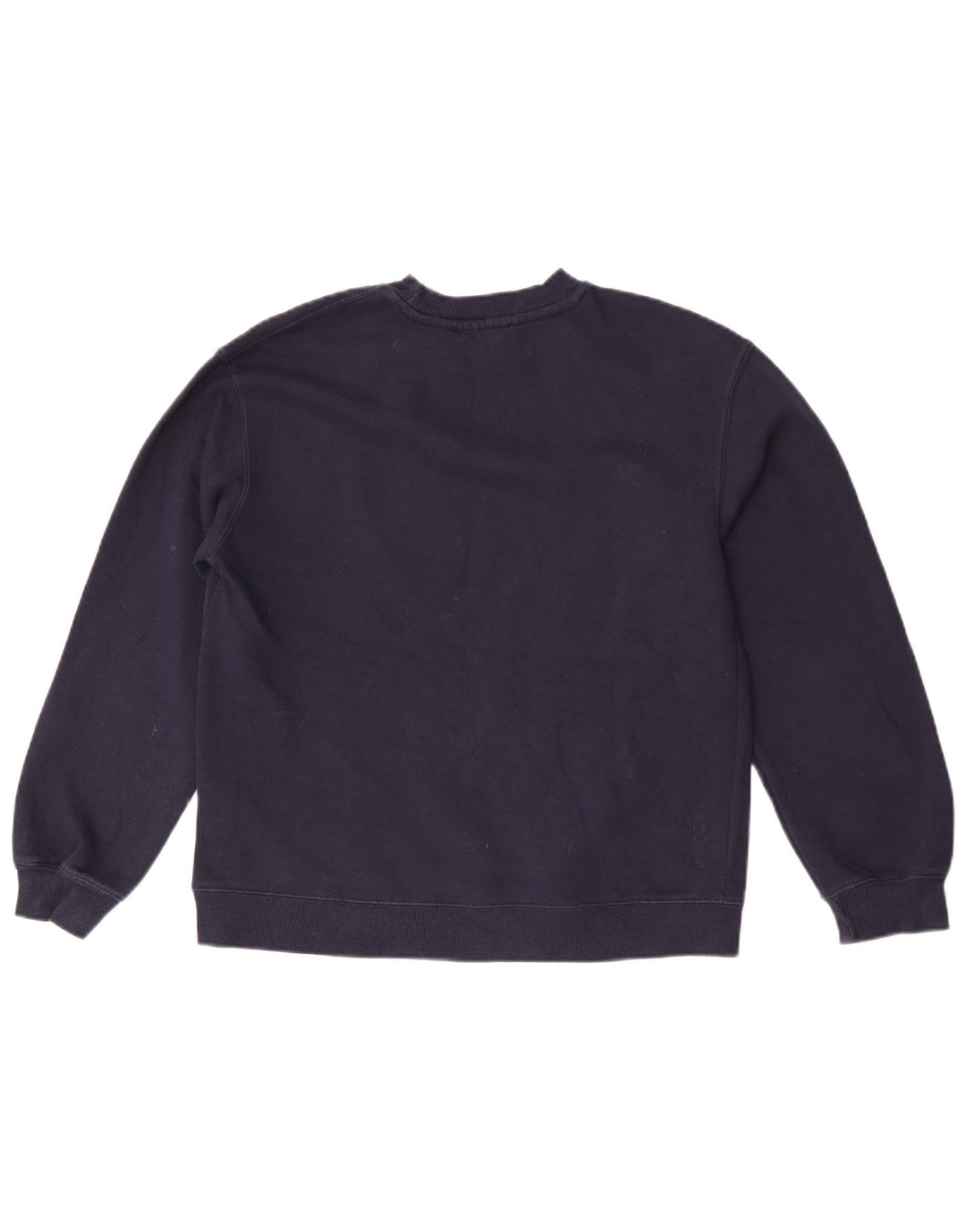 Zara Homme Sweatshirt Jumper Petit Bleu Marine Coton