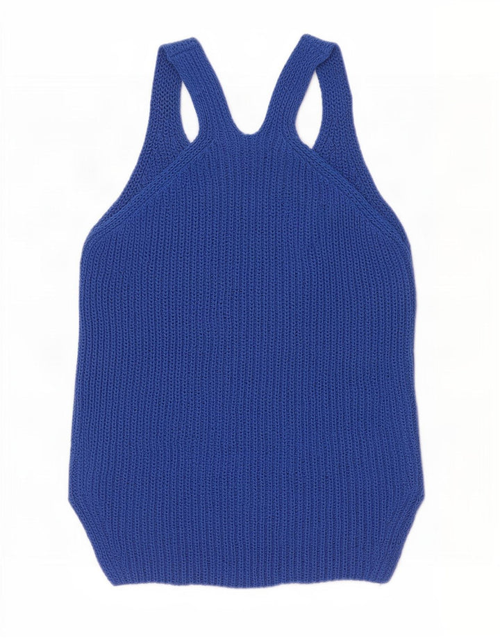 Massimo Dutti Débardeur pour femme UK 10 Petit Bleu